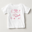 Recherche de baleine rose bébé vêtements Premier anniversaire