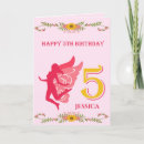 Recherche de 5ème anniversaire cartes Fille