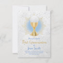Recherche de premières de de garçon petite communion invitations Catholique