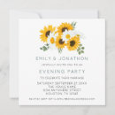 Recherche de sunflower carrées invitations Botanique