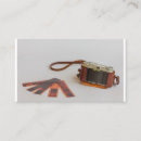 Recherche de vieil appareil photo cartes visite Image