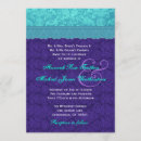 Recherche de simple royal blue mariage invitations Violet