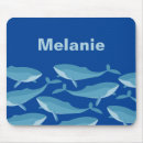 Recherche de baleines tapis souris Motif de baleines