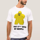 Recherche de meeple tshirts Boardgame