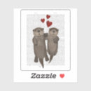 Recherche de loutres autocollants Loutre mignonne