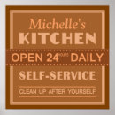 Recherche de kitchen posters Typography