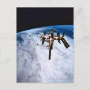 Recherche de station spatiale cartes postales Atterrissage sur mars