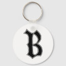 Recherche de mariage gothique porteclés Monogramme