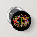 Recherche de paix badges Coloré