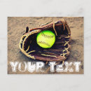Recherche de softball cartes postales Entraîneur