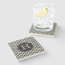Recherche de chevron noir blanc dessous de verres Motif