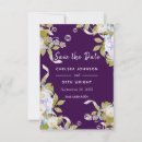 Recherche de purple and white invitations Modern