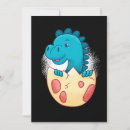 Recherche de dinosaures drôles invitations École