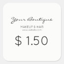 Recherche de police cursive autocollants Minimaliste