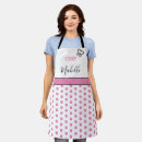 Recherche de points de polka tabliers Rose