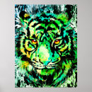 Recherche de dessin tigre posters Peinture de tigre