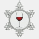 Recherche de verre à vin ornements Rouge