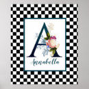 Recherche de lettre florale posters Rose