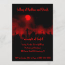Recherche de nuit de halloween invitations Effrayant