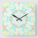 Recherche de mosaïque florale horloges Motif