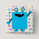 Recherche de monstres mignons badges Pour enfants