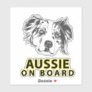 Recherche de berger voiture autocollants Aussie