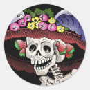 Recherche de la calavera catrina autocollants Dia de los muertos