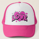 Recherche de amour rose casquettes Vintage