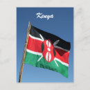 Recherche de drapeau kenya cartes postales Du drapeau kenyan