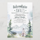 Recherche de camping bridal shower invitations Montagnes