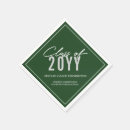 Recherche de vert foncé serviettes Diplômé