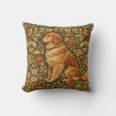 Recherche de peinture de chien coussins Floral