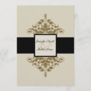 Recherche de damassé mariage invitations Ivoire