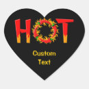 Recherche de coeur flammes autocollants Chaud