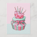 Recherche de cake cartes postales Illustration
