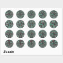 Recherche de motif spirale autocollants Circulaire