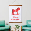 Recherche de cheval rouge art Noël