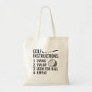 Recherche de golf tote bags Humour