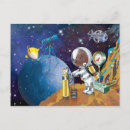 Recherche de comète cartes postales Télescope