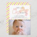 Recherche de miss onederful invitations Bébé fille