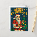 Recherche de season greetings cartes postales Santa claus