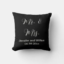 Recherche de m mme mariage coussins Noir et blanc