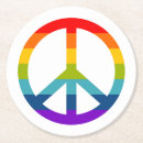 Recherche de signe paix de dessous de verres Arc en ciel