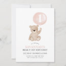Recherche de beary 1ans anniversaire invitations Ours 1er anniversaire