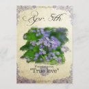 Recherche de myosotis vœux cartes Amour