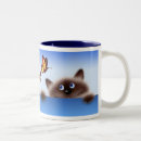 Recherche de chat et papillon tasses Drôle