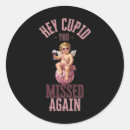 Recherche de cupidon drôle autocollants Cœur
