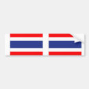 Recherche de thaïlandais voiture autocollants Drapeau