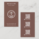 Recherche de digital cartes visite Code qr