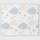 Recherche de nuage papier cadeau Baby shower